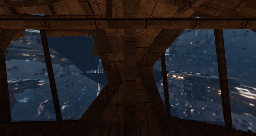 A salvo, dentro de la nave